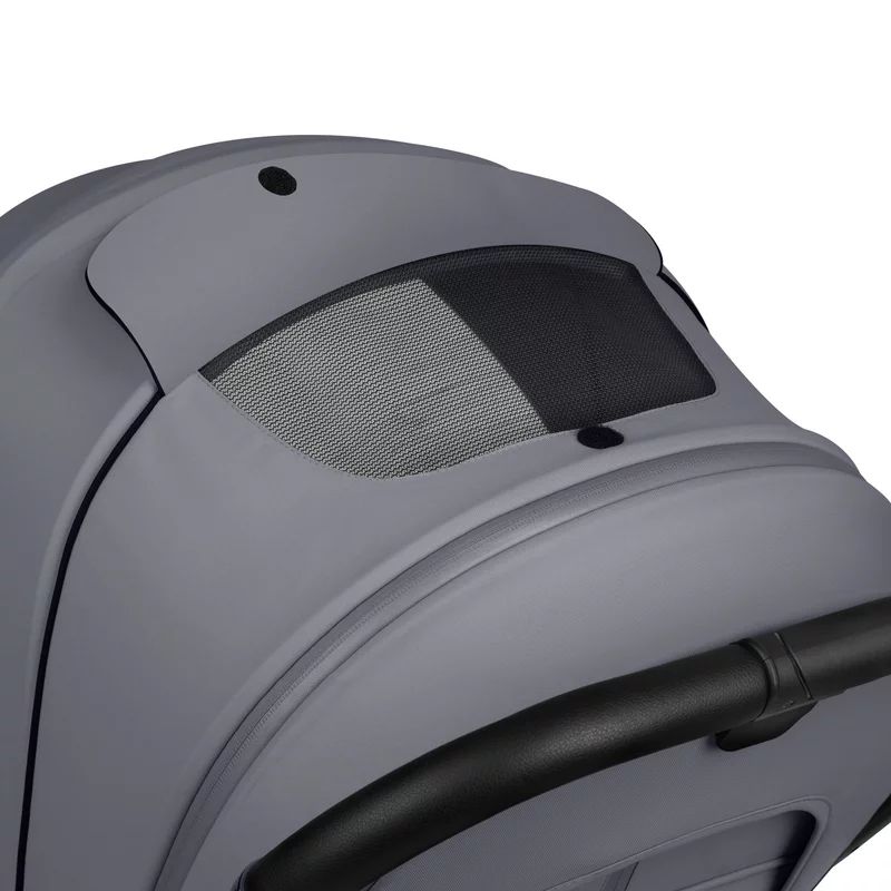 Carucior 2 in 1, Lionelo, Mika Plus, Cadru din aluminiu, Cu landou intarit si salteluta moale, Reversibil, Cu sistem de ventilatie 3D, Cu accesorii, Pana la 22 kg, Conform cu EN1888-1 EN1888-2, EN1466, Gri