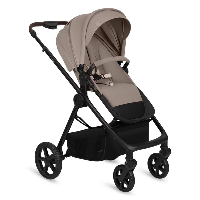 Carucior 3 in 1, Lionelo, Greet, Pana la 15 kg, Cadru aluminiu, Cu landou si salteluta moale, Cu scoica auto, Reversibil, Cu accesorii, Maner, suport pentru picioare, spatar reglabile, Bej