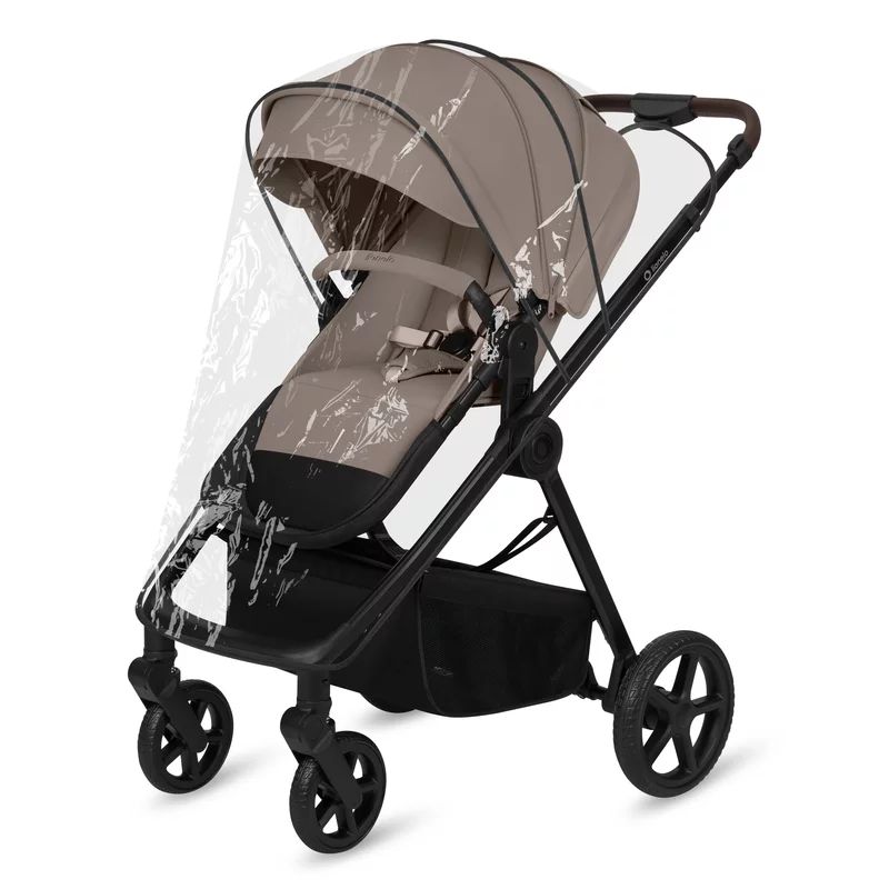 Carucior 3 in 1, Lionelo, Greet, Pana la 15 kg, Cadru aluminiu, Cu landou si salteluta moale, Cu scoica auto, Reversibil, Cu accesorii, Maner, suport pentru picioare, spatar reglabile, Bej