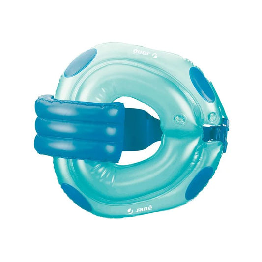 Colac ajustabil pentru bebelusi, Jane, Ideal pentru primele lectii de inot, Aquarel Blue