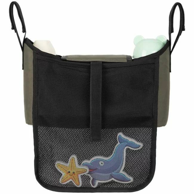 Organizator universal, FreeON, Pentru carucior, Cu multiple compartimente, Olive Green