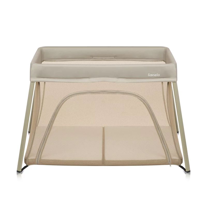 Patut multifunctional, Lionelo, Alice, 3 in 1, Material rezistent Oxford 300D, Cu iesire laterala, 0 luni+, 104×70×74 cm, Bej