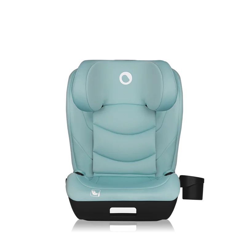 Scaun auto i-Size, Lionelo, Neal, Spatar reglabil in 4 pozitii, Tetiera in 10 pozitii, Suport sticla inclus, 15-36 Kg, 100-150 cm, Cu Isofix, Conform ECE R129, Verde Turquoise