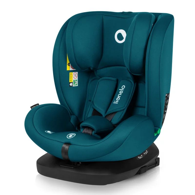 Scaun auto, Lionelo, Bastiaan i-Size, 4 in 1, Protectie laterala, Cu spatar inclinabil in 4 pozitii, Cu tetiera reglabila in 7 pozitii, Rotire 360 grade, Top Tether, 0-36 Kg, 40-150 cm, Cu Isofix, Conform cu ECE R129/03, Albastru Indigo