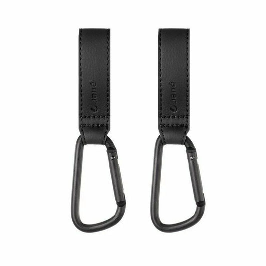 Set 2 agatatori pentru carucior, Jane, Fixare pe cadru, multifunctionale, Black