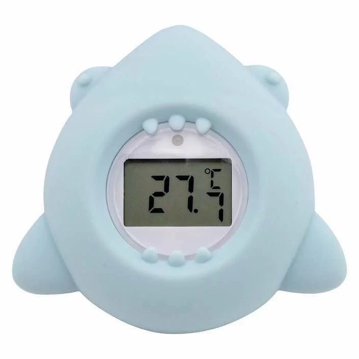Termometru digital, FreeON, Shark, Multifunctional, Ecran usor de citit, BPA Free, 0 luni+, Blue