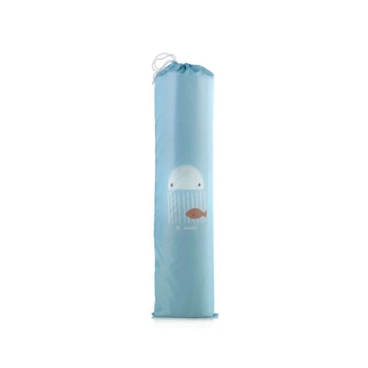Aparatoare pat, Jane, 130 x 55 cm, Cu saculet de depozitare, Cu design, Conform standardelor europene BS 7972:2001+A1:2009, Lazuli Blue