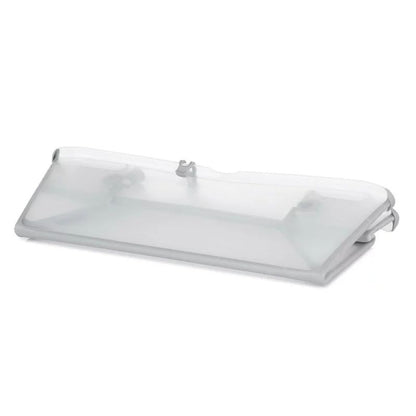 Cadita de baie cu pliere ultra-compacta, Jane, Oasis, Cu doua manere, 68 x 42 x 26 cm, Conform cu standardul european de siguranta EN 17072:2018, White