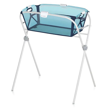 Cadita de baie cu pliere ultra-compacta, Jane, Oasis, Cu doua manere, 68 x 42 x 26 cm, Conform cu standardul european de siguranta EN 17072:2018, White