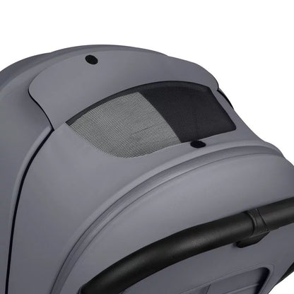Carucior 2 in 1, Lionelo, Mika Plus, Cadru din aluminiu, Cu landou intarit si salteluta moale, Reversibil, Cu sistem de ventilatie 3D, Cu accesorii, Pana la 22 kg, Conform cu EN1888-1 EN1888-2, EN1466, Gri