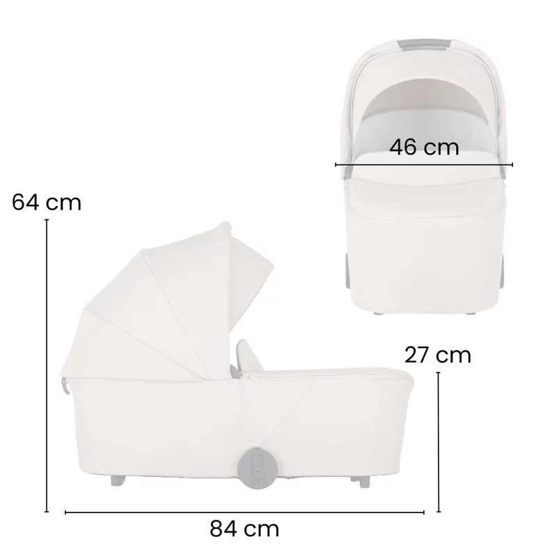 Carucior 2 in 1, Petite&Mars, Scout, Cu landou pliabil, Reversibil, Spatar si suport de picioare reglabile in 3 pozitii, Maner ajustabil, Cu accesorii, Pana la 22 kg, 0 luni+, Gri