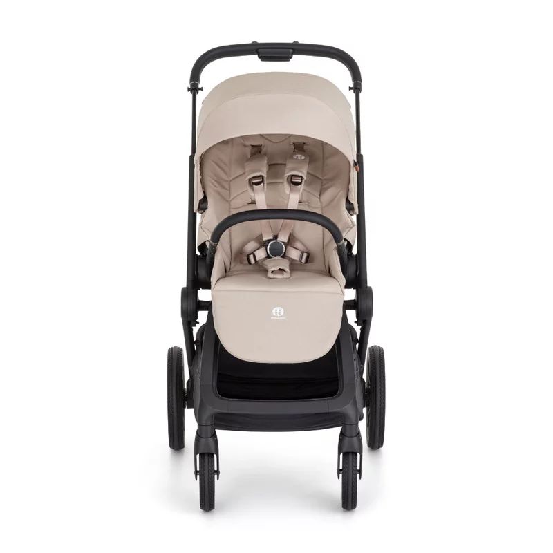 Carucior 2 in 1, Petite&Mars, Scout, Cu landou pliabil, Reversibil, Spatar si suport de picioare reglabile in 3 pozitii, Maner ajustabil, Cu accesorii, Pana la 22 kg, 0 luni+, Gri