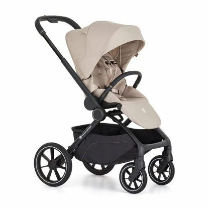 Carucior 2 in 1, Petite&Mars, Scout, Cu landou pliabil, Reversibil, Spatar si suport de picioare reglabile in 3 pozitii, Maner ajustabil, Cu accesorii, Pana la 22 kg, 0 luni+, Gri