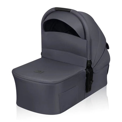 Carucior 3 in 1, Lionelo, Amber Plus, Cadru aluminiu, Cu landou intarit si salteluta moale, Cu scoica auto testata ADAC, Reversibil, Maner ajustabil, Cu accesorii, Cu ventilatie panoramica 3D, Pana la 22 kg, EN1888-1, EN1888-2, EN1466, ECE R129, Gri