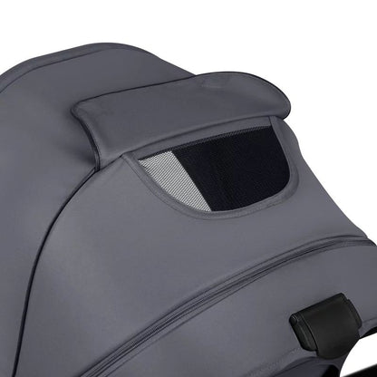 Carucior 3 in 1, Lionelo, Amber Plus, Cadru aluminiu, Cu landou intarit si salteluta moale, Cu scoica auto testata ADAC, Reversibil, Maner ajustabil, Cu accesorii, Cu ventilatie panoramica 3D, Pana la 22 kg, EN1888-1, EN1888-2, EN1466, ECE R129, Gri