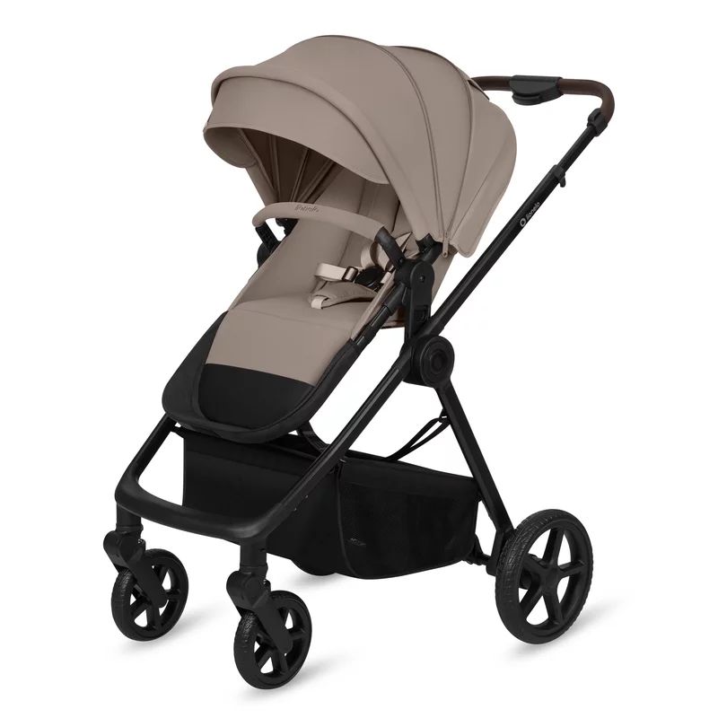 Carucior 3 in 1, Lionelo, Greet, Pana la 15 kg, Cadru aluminiu, Cu landou si salteluta moale, Cu scoica auto, Reversibil, Cu accesorii, Maner, suport pentru picioare, spatar reglabile, Bej
