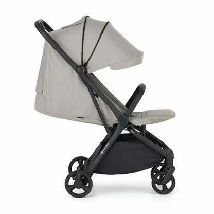 Carucior sport, Petite&Mars, Flip, Pliere compacta cu o mana, Spatar reglabil pana la pozitie de somn, Suport picioare reglabil, Copertina extensibila cu protectie UPF50+, Pana la 22 kg, 0 luni+, Gri