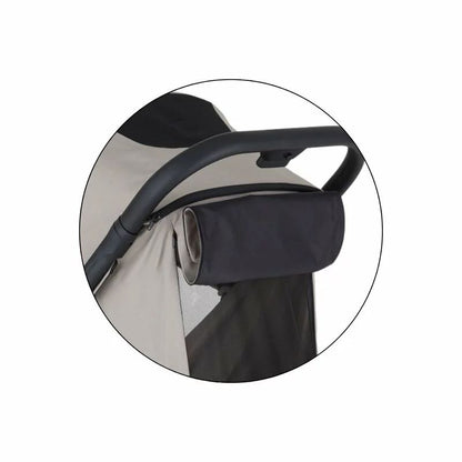 Carucior sport, Petite&Mars, Flip, Pliere compacta cu o mana, Spatar reglabil pana la pozitie de somn, Suport picioare reglabil, Copertina extensibila cu protectie UPF50+, Pana la 22 kg, 0 luni+, Gri