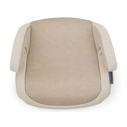 Inaltator auto, Petite&Mars, Optimus Pro, I-size, 125- 150 cm, 22-36 kg, Cu isofix, Forma ergonomica, Husa detasabila, Bej