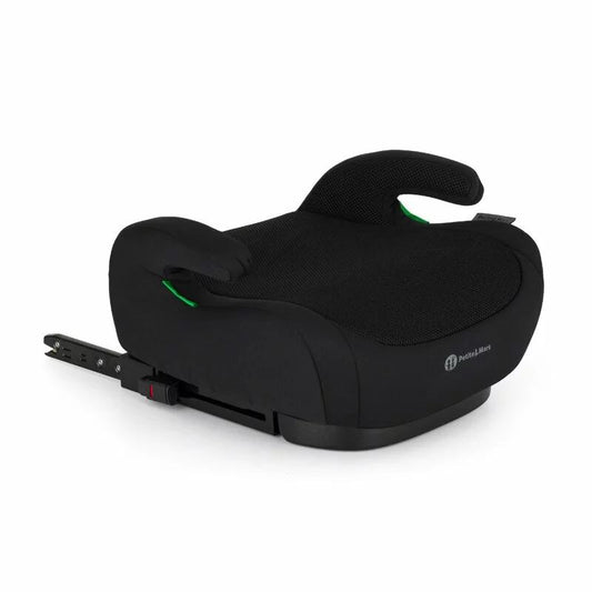 Inaltator auto, Petite&Mars, Optimus Pro, I-size, 125- 150 cm, 22-36 kg, Cu isofix, Forma ergonomica, Husa detasabila, Negru