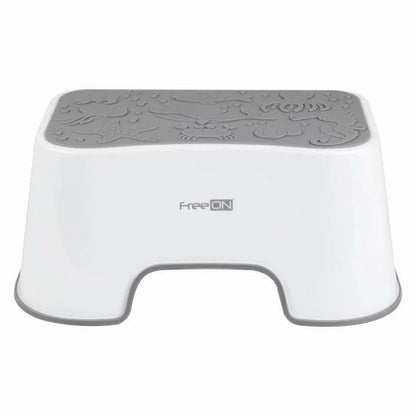 Inaltator de baie, FreeON, Antiderapant, Cu baza antialunecare, 38 x 36 x 16 cm, White/Grey