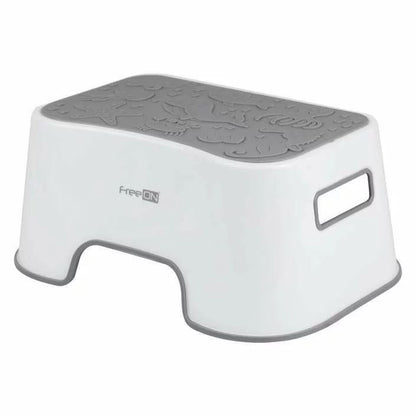 Inaltator de baie, FreeON, Antiderapant, Cu baza antialunecare, 38 x 36 x 16 cm, White/Grey