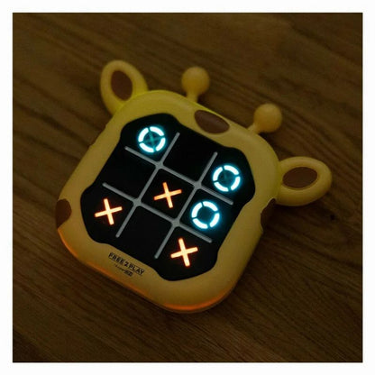 Joc electronic 2 in 1, Free2Play, X si 0, Design girafa, 3 ani +