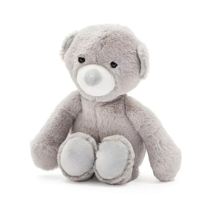 Jucarie din plus, Baby Mix, Bear, Moale, Dezvolta imaginatia si jocul creativ, 20 cm, 0 luni+, Grey
