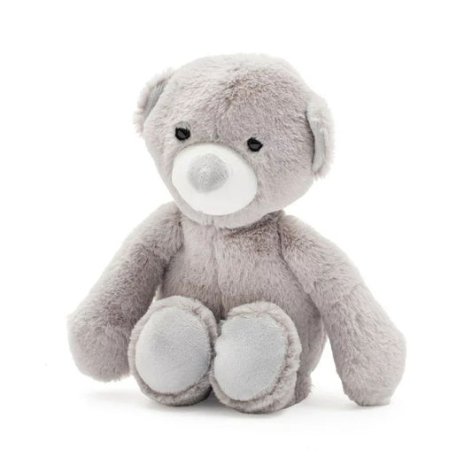Jucarie din plus, Baby Mix, Bear, Moale, Dezvolta imaginatia si jocul creativ, 20 cm, 0 luni+, Grey