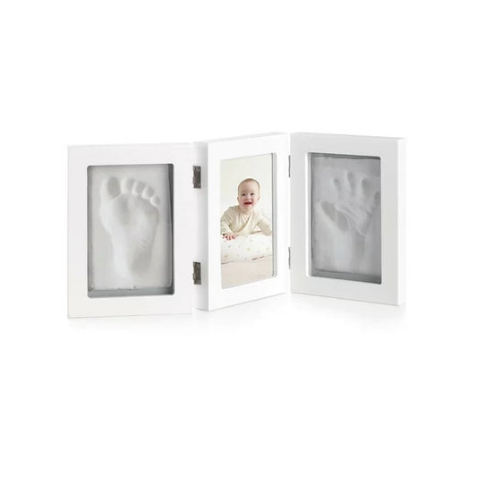 Kit rama foto, Jane, Cu mulaj amprenta manuta si piciorus, White