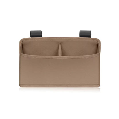 Organizator multifunctional, Lionelo, Sidepocket S, 26x12x15 cm, 2 compartimente, Universal, Constructie ranforsata, Bej