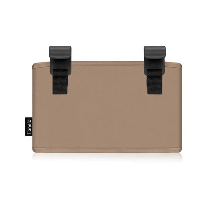 Organizator multifunctional, Lionelo, Sidepocket S, 26x12x15 cm, 2 compartimente, Universal, Constructie ranforsata, Bej