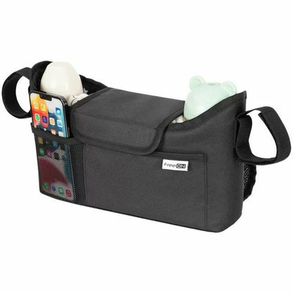 Organizator universal, FreeON, Pentru carucior, Cu multiple compartimente, Black Symphony
