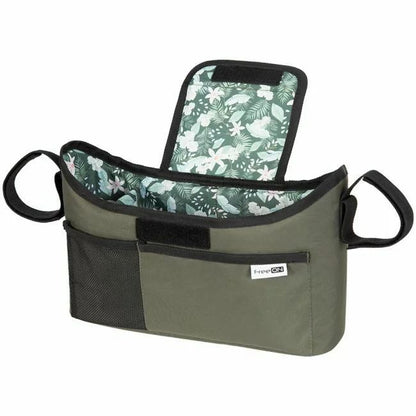 Organizator universal, FreeON, Pentru carucior, Cu multiple compartimente, Olive Green