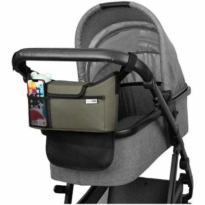 Organizator universal, FreeON, Pentru carucior, Cu multiple compartimente, Olive Green