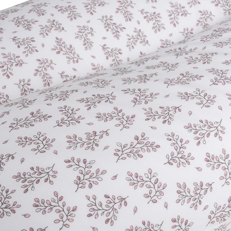 Perna pentru alaptat, Ceba Baby, Husa detasabila din bumbac, Cu puf siliconizat, 150x60x37 cm, Oeko-Tex Standard 100, Basic Hoya