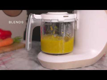 Robot de bucatarie bebelusi CHEFKISS, Jane, 6 functii: gatit la abur, blenduire, decongelare, incalzire, sterilizare, mixare, Cu siguranta sporita si BPA-free