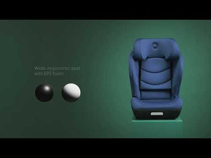 Scaun auto i-Size, Lionelo, Neal, Spatar reglabil in 4 pozitii, Tetiera in 10 pozitii, Suport sticla inclus, 15-36 Kg, 100-150 cm, Cu Isofix, Conform ECE R129, Verde Turquoise