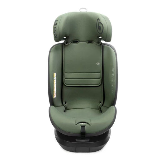 Scaun auto, Be Cool, Nitro, I-Size, Rotire 360 grade, 40-150 cm, 0-36 kg, Cu Isofix, ECE R129, Be Grass