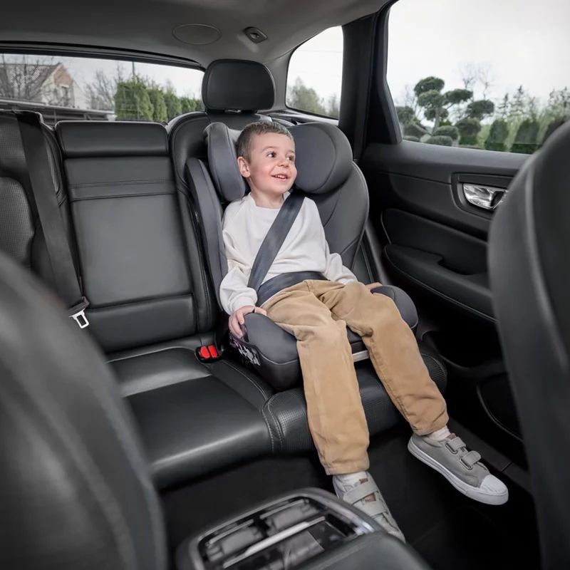 Scaun auto i-Size, Lionelo, Neal, Spatar reglabil in 4 pozitii, Tetiera in 10 pozitii, Suport sticla inclus, 15-36 Kg, 100-150 cm, Cu Isofix, Conform ECE R129, Verde Turquoise