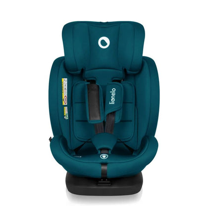 Scaun auto, Lionelo, Bastiaan i-Size, 4 in 1, Protectie laterala, Cu spatar inclinabil in 4 pozitii, Cu tetiera reglabila in 7 pozitii, Rotire 360 grade, Top Tether, 0-36 Kg, 40-150 cm, Cu Isofix, Conform cu ECE R129/03, Albastru Indigo