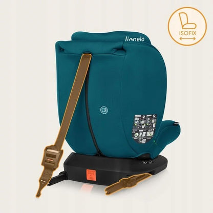 Scaun auto, Lionelo, Bastiaan i-Size, 4 in 1, Protectie laterala, Cu spatar inclinabil in 4 pozitii, Cu tetiera reglabila in 7 pozitii, Rotire 360 grade, Top Tether, 0-36 Kg, 40-150 cm, Cu Isofix, Conform cu ECE R129/03, Albastru Indigo