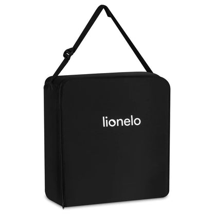 Scaun auto pliabil, Lionelo, Orin, i-Size, 100-150 cm, Tetiera reglabila in 14 pozitii, Spatar in 4 pozitii, Isofix+Top Tether, Sezut ergonomic, Husa transport, Suport sticla, Albastru