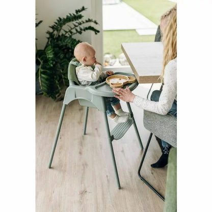 Scaun de masa fix, FreeON, Lars, Cu pernuta moale, Green