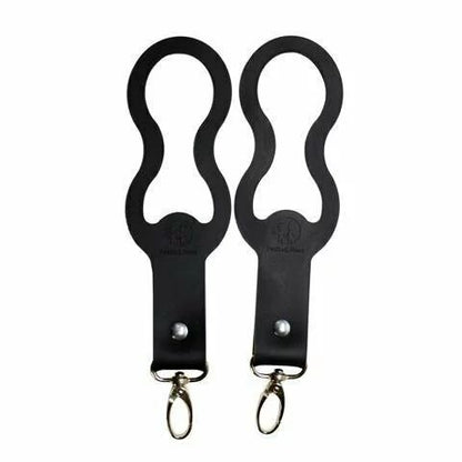 Set 2 clesti din silicon pentru carucior, Petite&Mars, Universali, Negru