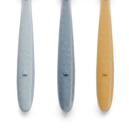 Set 4 lingurite, Jane, Din silicon, 1.2 x 1.5 x 14.7 cm, BPA Free, Tropic