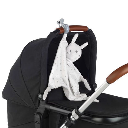 Set 6 clesti pentru carucior, Jane, Multifunctional, Gri si negru