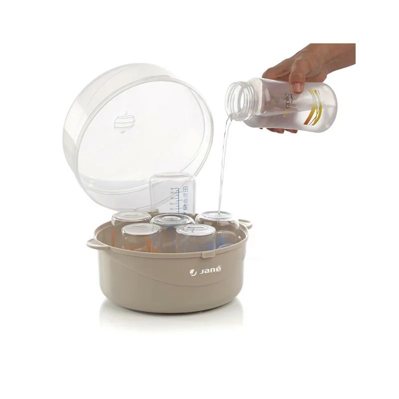Sterilizator microunde, Jane, Capacitate 6 biberoane, 16.5 cm x 20 cm