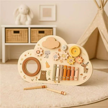 Tablita cu activitati, Baby Mix, Cu animale, Din lemn